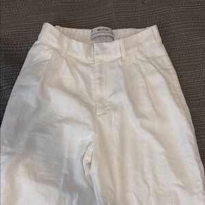 Hollister White Wide Leg Pants